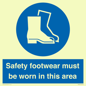 MP7842: Safety footwear must be worn in this area