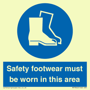 MP7842: Safety footwear must be worn in this area