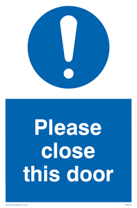 MQ218: please close this door