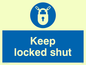 MQ220: keep locked shut