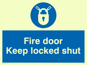 MQ230: fire door keep locked shut