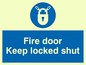 MQ230: fire door keep locked shut