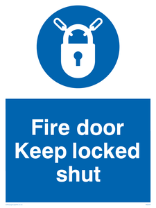 MQ230: fire door keep locked shut