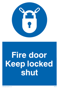 MQ230: fire door keep locked shut