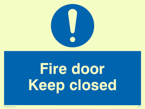 MQ231: fire door keep closed