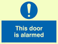 MQ260: this door is alarmed
