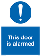 MQ260: this door is alarmed