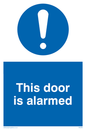 MQ260: this door is alarmed