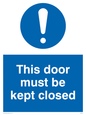 MQ641: this door must be kept closed