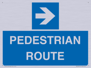 MR12815: PEDESTRIAN ROUTE - right arrow