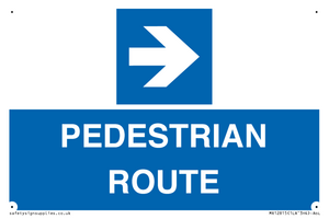 MR12815: PEDESTRIAN ROUTE - right arrow