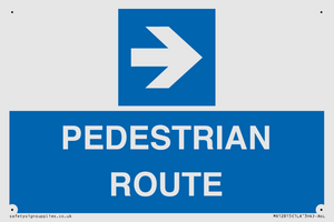 MR12815: PEDESTRIAN ROUTE - right arrow