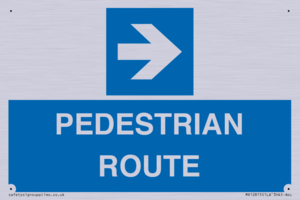 MR12815: PEDESTRIAN ROUTE - right arrow