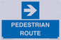 MR12815: PEDESTRIAN ROUTE - right arrow
