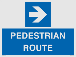 MR12815: PEDESTRIAN ROUTE - right arrow