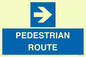 MR12815: PEDESTRIAN ROUTE - right arrow