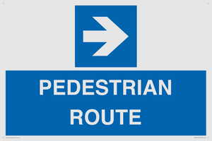 MR12815: PEDESTRIAN ROUTE - right arrow
