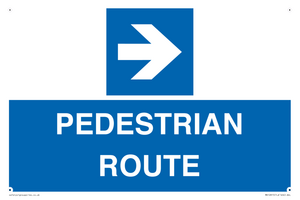 MR12815: PEDESTRIAN ROUTE - right arrow