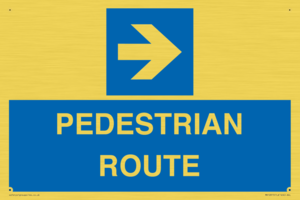 MR12815: PEDESTRIAN ROUTE - right arrow