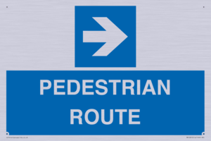 MR12815: PEDESTRIAN ROUTE - right arrow