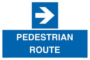 MR12815: PEDESTRIAN ROUTE - right arrow