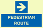 MR12815: PEDESTRIAN ROUTE - right arrow