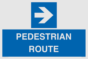MR12815: PEDESTRIAN ROUTE - right arrow
