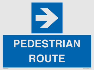 MR12815: PEDESTRIAN ROUTE - right arrow