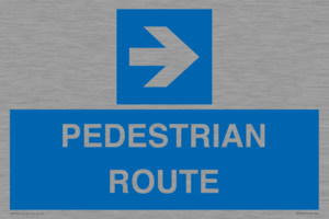 MR12815: PEDESTRIAN ROUTE - right arrow
