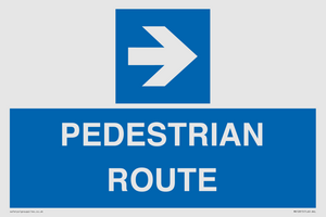 MR12815: PEDESTRIAN ROUTE - right arrow