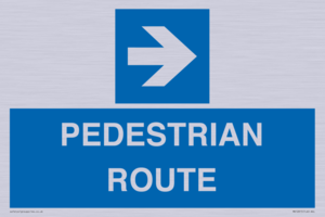 MR12815: PEDESTRIAN ROUTE - right arrow