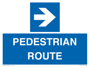 MR12815: PEDESTRIAN ROUTE - right arrow