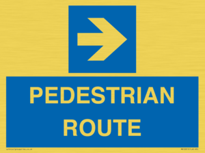 MR12815: PEDESTRIAN ROUTE - right arrow