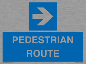 MR12815: PEDESTRIAN ROUTE - right arrow