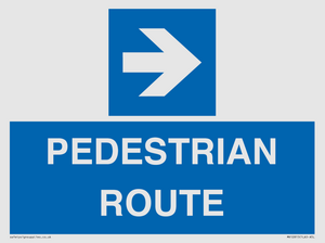 MR12815: PEDESTRIAN ROUTE - right arrow