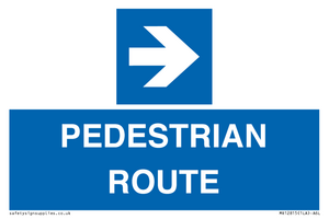 MR12815: PEDESTRIAN ROUTE - right arrow