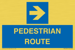 MR12815: PEDESTRIAN ROUTE - right arrow