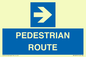 MR12815: PEDESTRIAN ROUTE - right arrow
