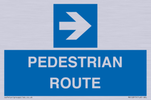 MR12815: PEDESTRIAN ROUTE - right arrow