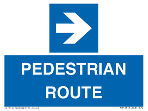 MR12815: PEDESTRIAN ROUTE - right arrow