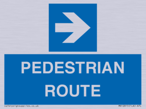 MR12815: PEDESTRIAN ROUTE - right arrow