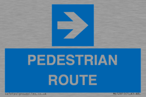 MR12815: PEDESTRIAN ROUTE - right arrow