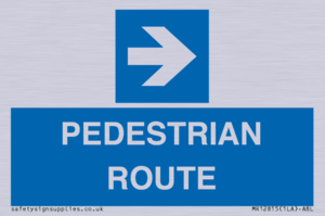 MR12815: PEDESTRIAN ROUTE - right arrow