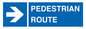 MR12815: PEDESTRIAN ROUTE - right arrow