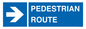 MR12815: PEDESTRIAN ROUTE - right arrow