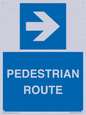 MR12815: PEDESTRIAN ROUTE - right arrow