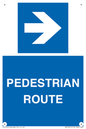 MR12815: PEDESTRIAN ROUTE - right arrow