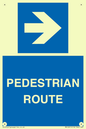 MR12815: PEDESTRIAN ROUTE - right arrow
