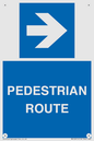MR12815: PEDESTRIAN ROUTE - right arrow