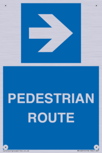 MR12815: PEDESTRIAN ROUTE - right arrow